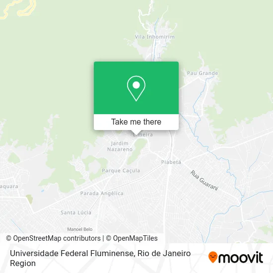 Universidade Federal Fluminense map