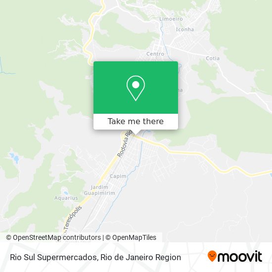 Rio Sul Supermercados map