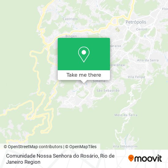 Comunidade Nossa Senhora do Rosário map