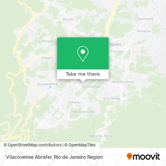 Vilacovense Abrafer map