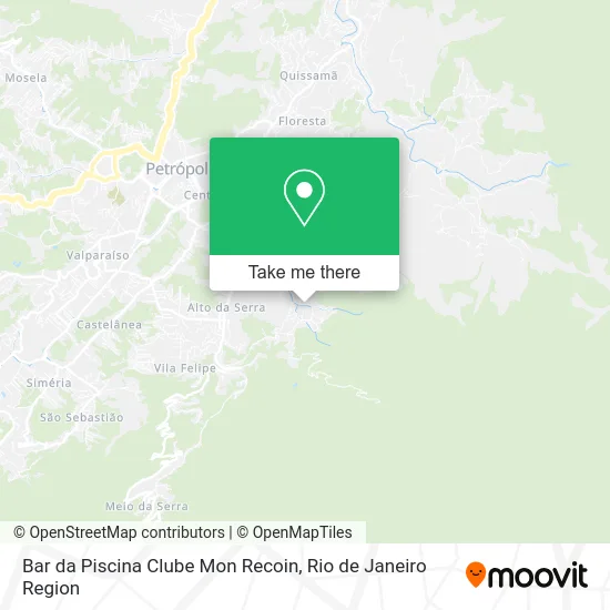 Bar da Piscina Clube Mon Recoin map