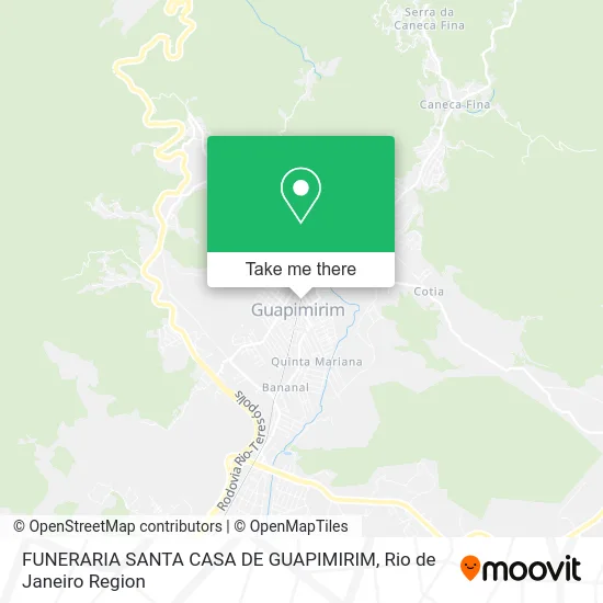 FUNERARIA SANTA CASA DE GUAPIMIRIM map