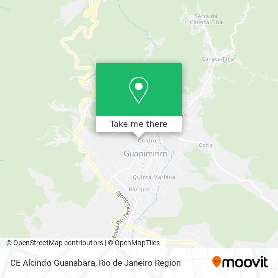 CE Alcindo Guanabara map