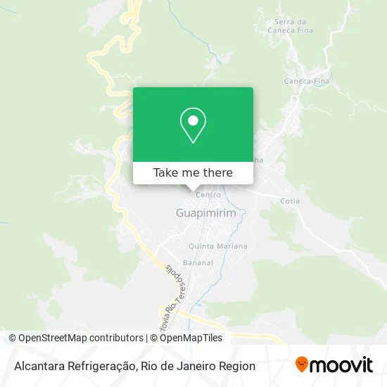 Alcantara Refrigeração map