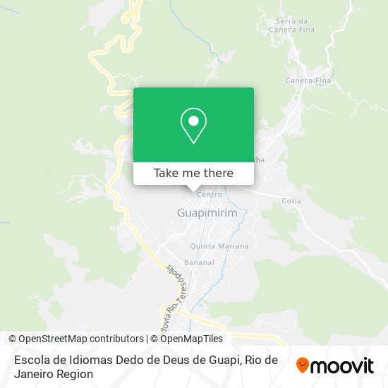 Escola de Idiomas Dedo de Deus de Guapi map