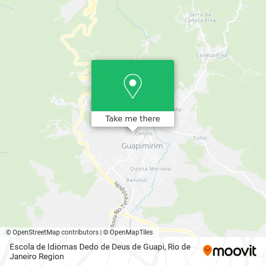 Escola de Idiomas Dedo de Deus de Guapi map