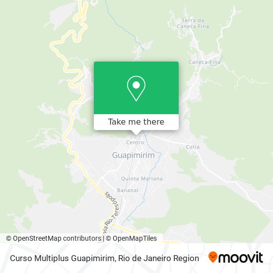 Curso Multiplus Guapimirim map