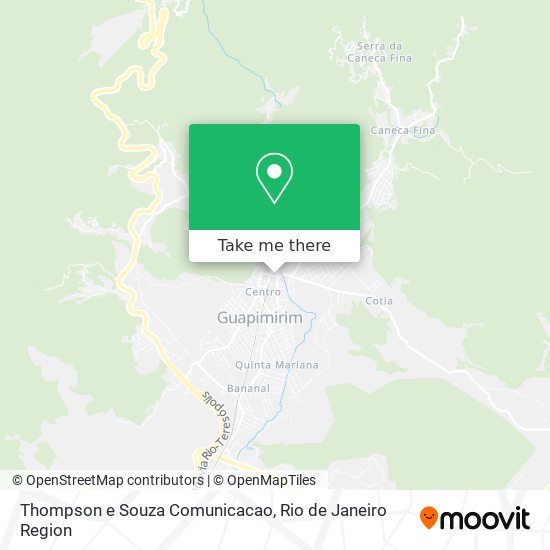 Thompson e Souza Comunicacao map