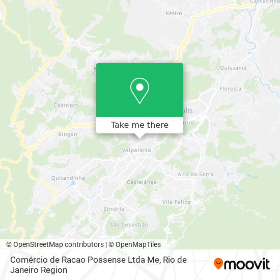 Comércio de Racao Possense Ltda Me map