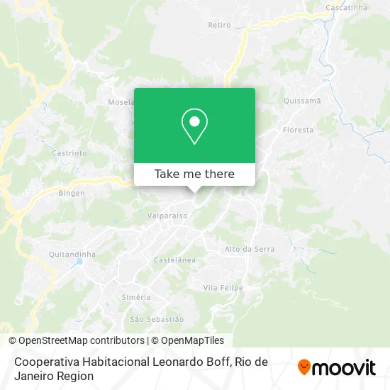 Cooperativa Habitacional Leonardo Boff map