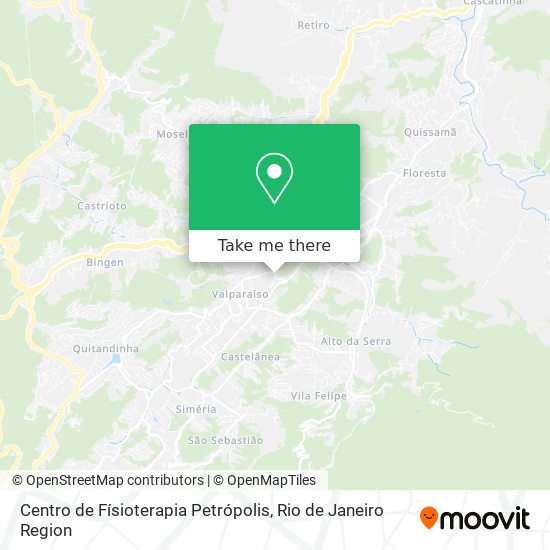 Centro de Físioterapia Petrópolis map