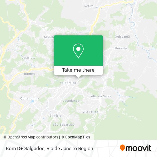 Bom D+ Salgados map