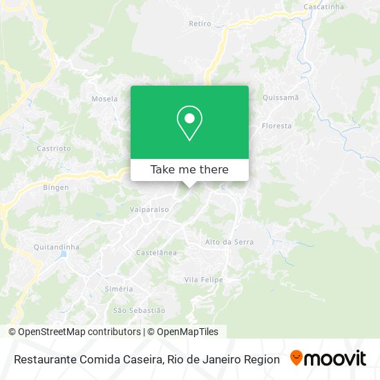 Restaurante Comida Caseira map