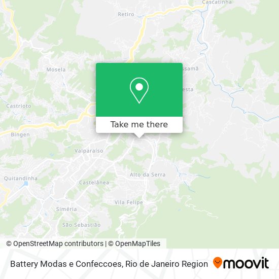 Battery Modas e Confeccoes map