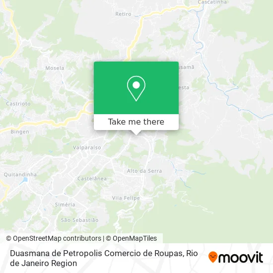 Duasmana de Petropolis Comercio de Roupas map
