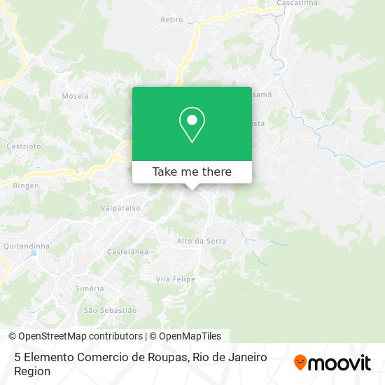 5 Elemento Comercio de Roupas map