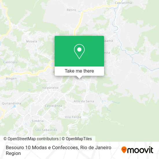Besouro 10 Modas e Confeccoes map