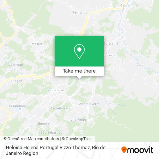 Heloísa Helena Portugal Rizzo Thomaz map