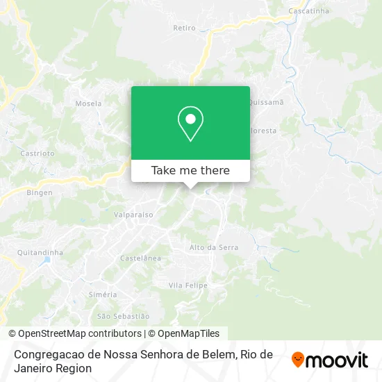 Congregacao de Nossa Senhora de Belem map