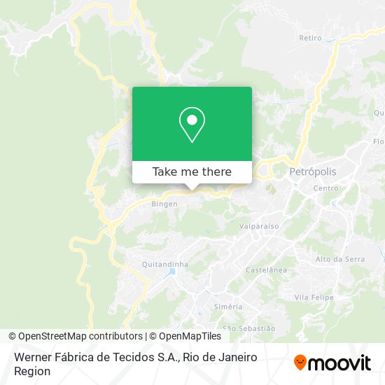 Werner Fábrica de Tecidos S.A. map