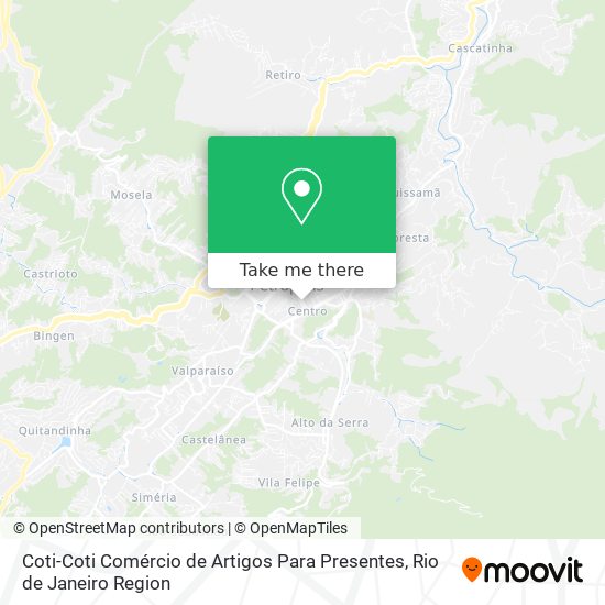 Coti-Coti Comércio de Artigos Para Presentes map