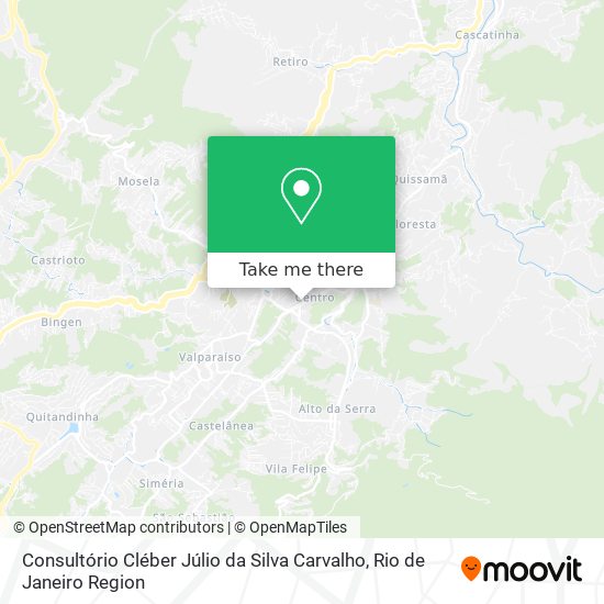 Consultório Cléber Júlio da Silva Carvalho map