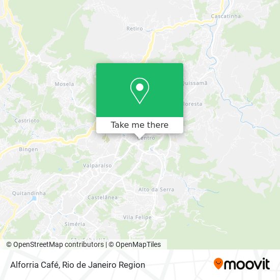 Alforria Café map