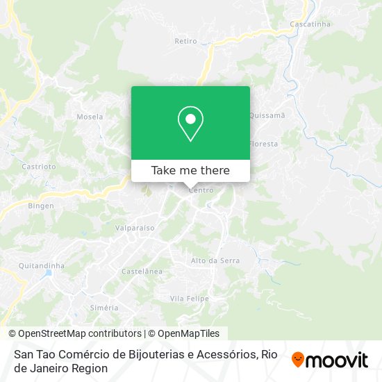 San Tao Comércio de Bijouterias e Acessórios map
