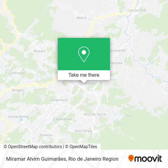 Miramar Alvim Guimarães map
