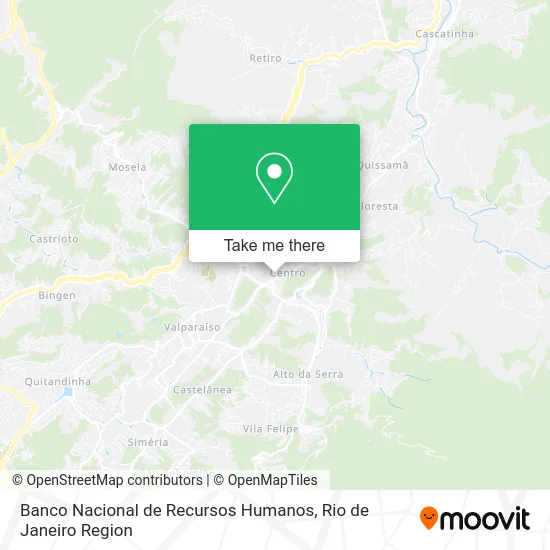 Banco Nacional de Recursos Humanos map