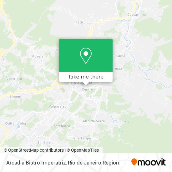 Arcádia Bistrô Imperatriz map
