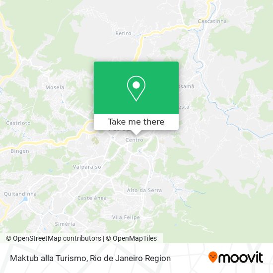 Maktub alla Turismo map