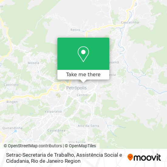 Setrac-Secretaria de Trabalho, Assistência Social e Cidadania map