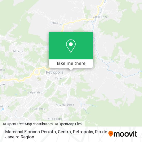 Marechal Floriano Peixoto, Centro, Petropolis map