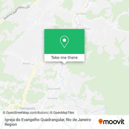 Igreja do Evangelho Quadrangular map