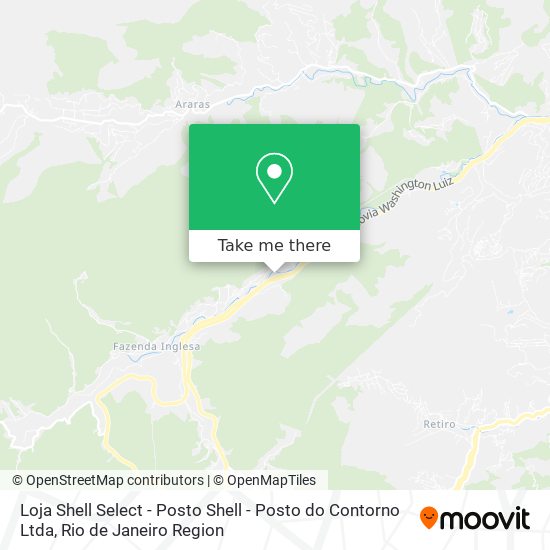 Loja Shell Select - Posto Shell - Posto do Contorno Ltda map
