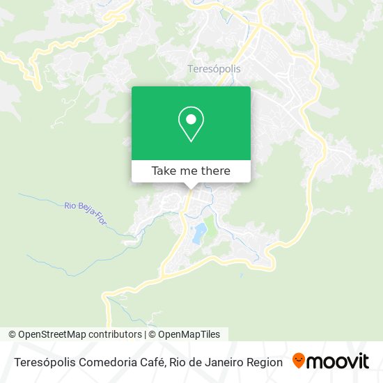 Teresópolis Comedoria Café map