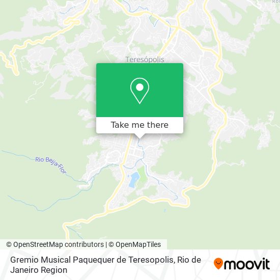 Gremio Musical Paquequer de Teresopolis map