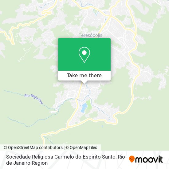 Sociedade Religiosa Carmelo do Espirito Santo map
