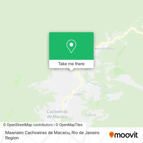 Maanaim Cachoeiras de Macacu map