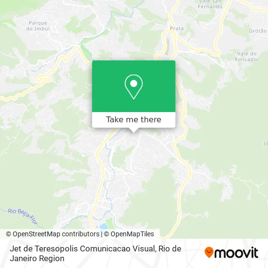 Jet de Teresopolis Comunicacao Visual map