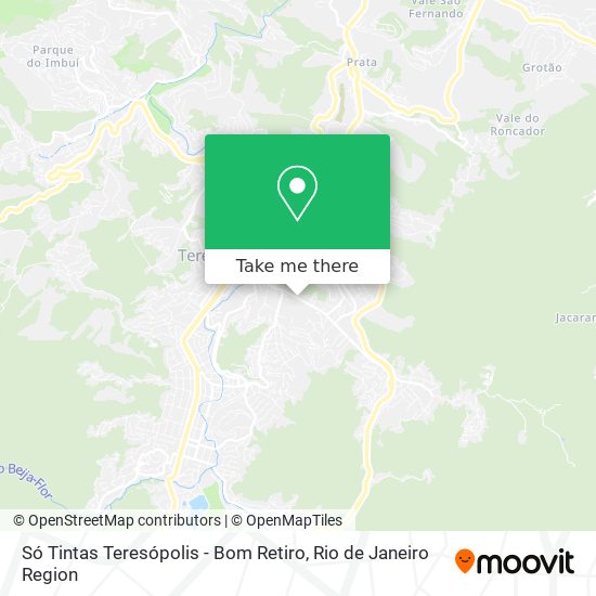 Só Tintas Teresópolis - Bom Retiro map