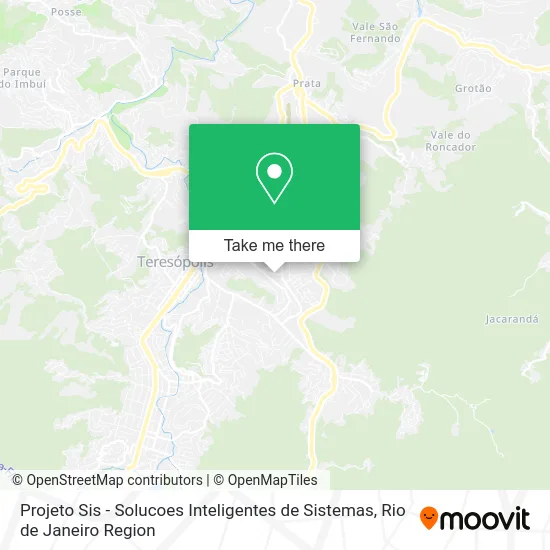 Projeto Sis - Solucoes Inteligentes de Sistemas map