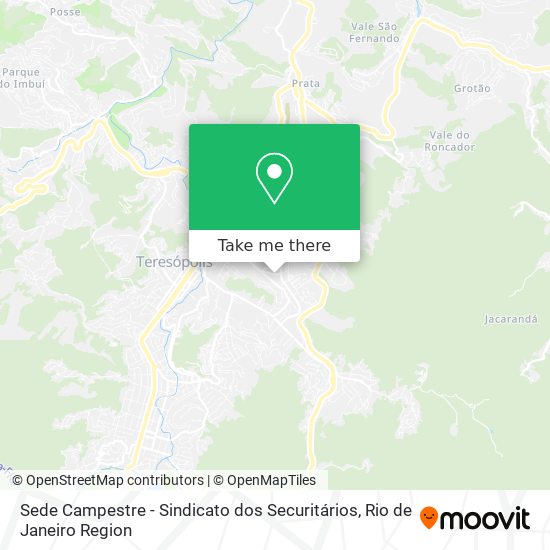 Sede Campestre - Sindicato dos Securitários map