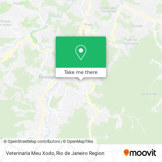 Veterinaria Meu Xodo map