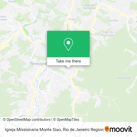 Igreja Missionaria Monte Siao map
