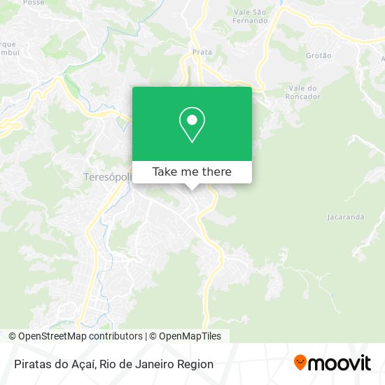 Piratas do Açaí map