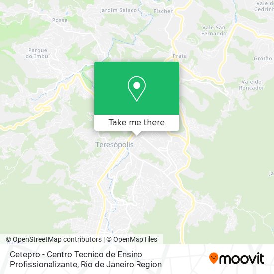Cetepro - Centro Tecnico de Ensino Profissionalizante map