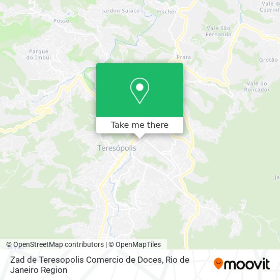 Zad de Teresopolis Comercio de Doces map