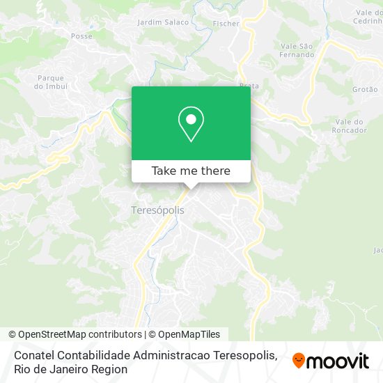 Conatel Contabilidade Administracao Teresopolis map